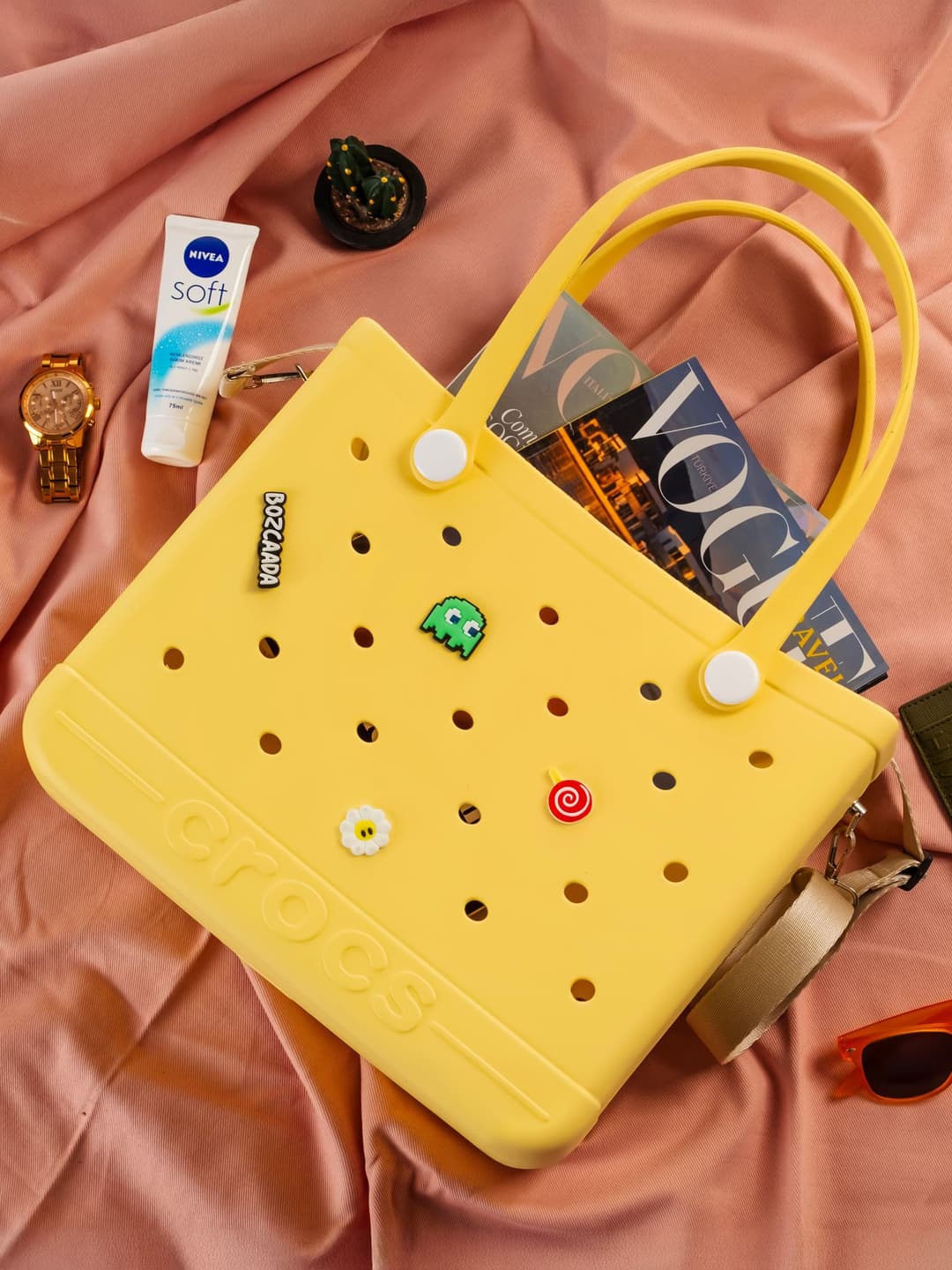 Yumuşak Sarı Çanta